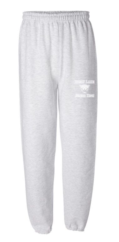 Rocky Lake Junior High - Sport Grey Rocky Lake Junior High Logo Sweatpants