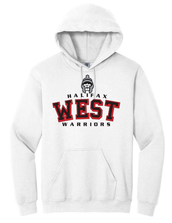 Halifax West High School - White Halifax West Warriors Hoodie