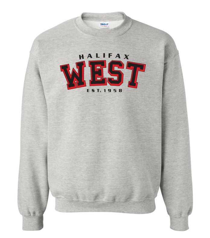Halifax West High School - Sport Grey Halifax West Est.1958 Crewneck Sweatshirt