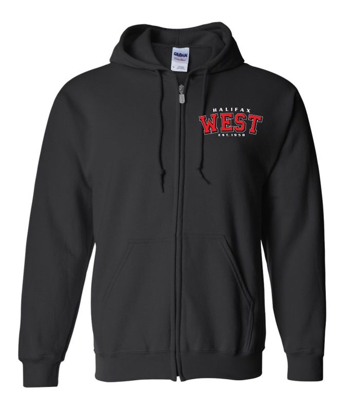 Halifax West High School - Black Halifax West Est.1958 Zip Hoodie