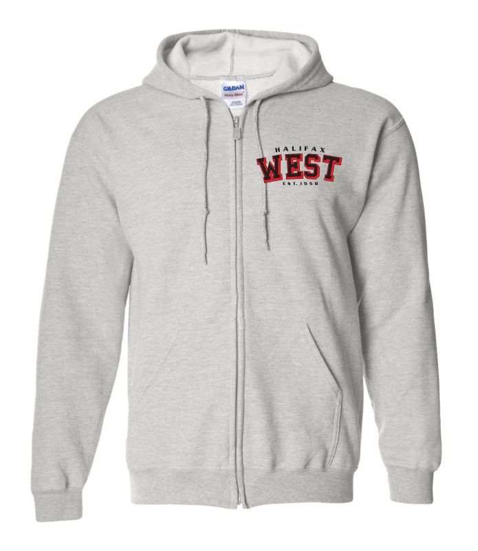 Halifax West High School - Sport Grey Halifax West Est.1958 Zip Hoodie