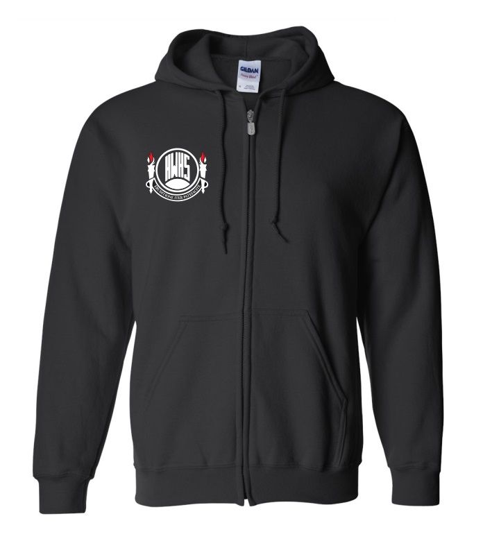 Halifax West High School - Black Halifax West Logo Zip Hoodie