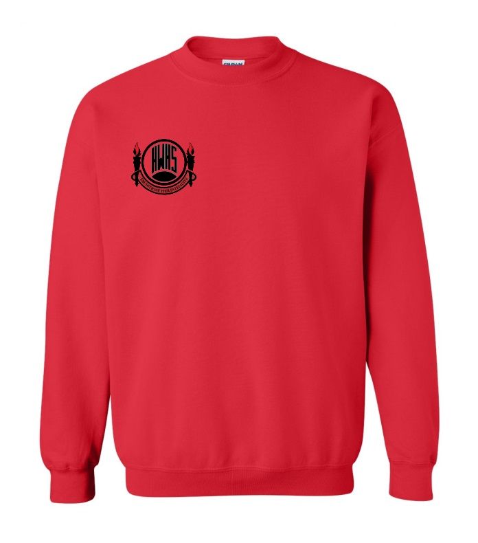Halifax West High School - Red Halifax West Logo Crewneck Sweatshirt
