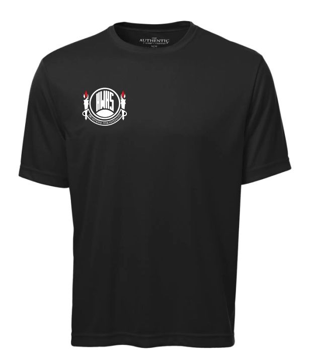 Halifax West High School - Black Halifax West Logo Short Sleeve Moist Wick