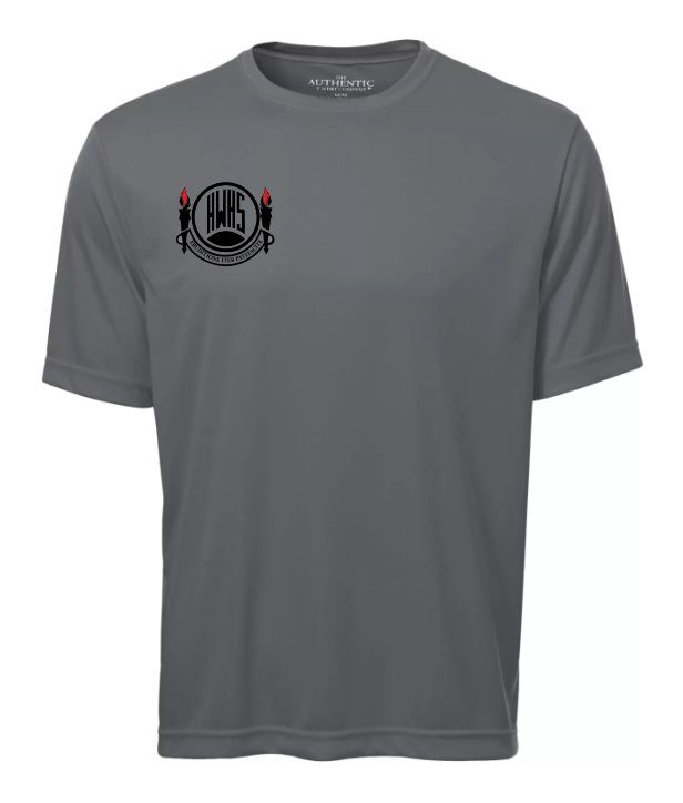 Halifax West High School - Coal Grey Halifax West Logo Short Sleeve Moist Wick