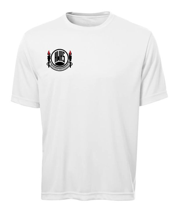 Halifax West High School - White Halifax West Logo Short Sleeve Moist Wick