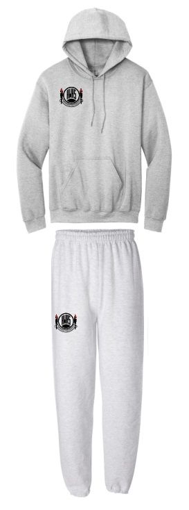 Halifax West High School -  Sport Grey Halifax West Logo Sweatsuit (Hoodie &amp; Sweatpants)