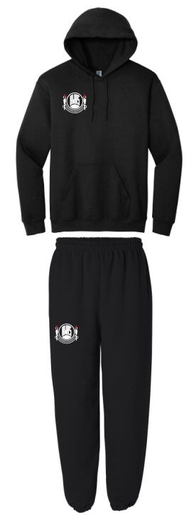 Halifax West High School -  Black Halifax West Logo Sweatsuit (Hoodie &amp; Sweatpants)