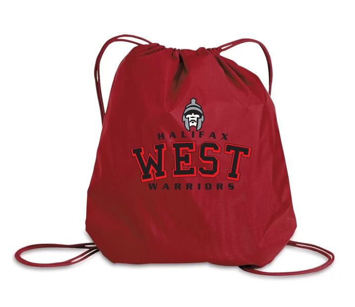 Halifax West High School - Red Halifax West Warriors Cinch Bag