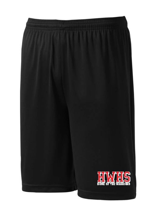 Halifax West High School - Black HWHS Home of the Warriors Logo Shorts