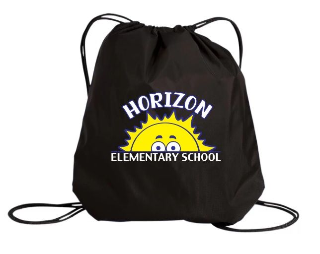 Horizon Elementary School - Black Horizon Sun Cinch Bag