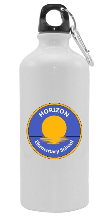 Horizon Elementary School  -  Horizon Logo Aluminum Water Bottle
