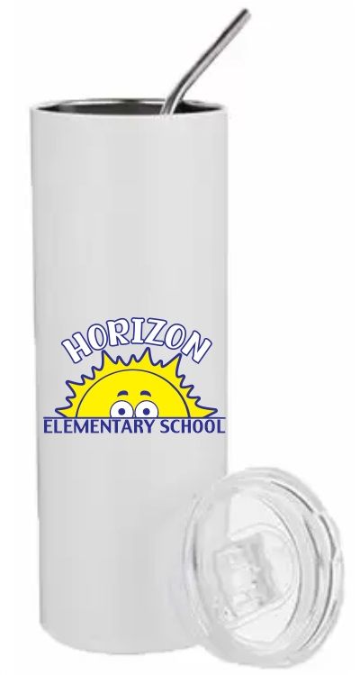 Horizon Elementary School - Horizon Sun Tumbler with Straw
