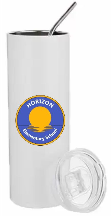 Horizon Elementary School - Horizon Logo Tumbler with Straw