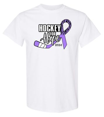 Hockey for Hope - White Hockey for Hope T-Shirts