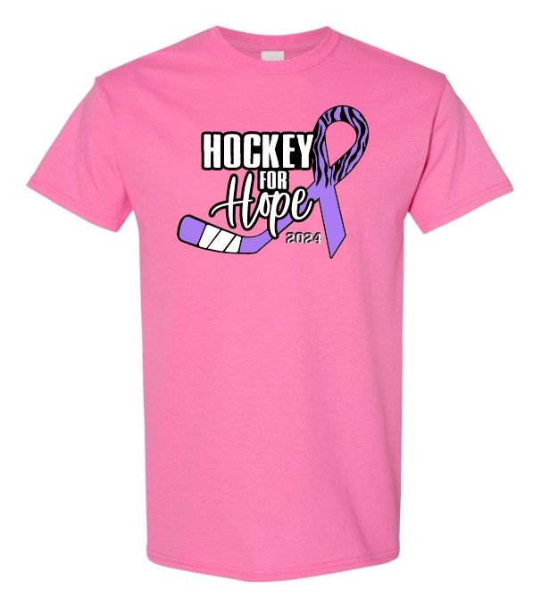Hockey for Hope - Azalea Pink Hockey for Hope T-Shirts
