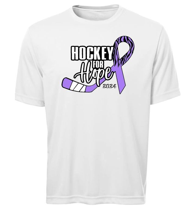 Hockey for Hope - White Hockey for Hope Moist Wick Shirt