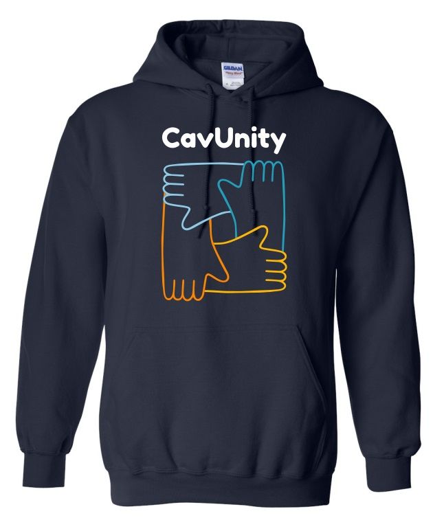 CavUnity - Navy CavUnity Hoodie (Full Chest)