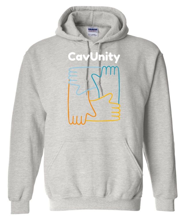 CavUnity - Sport Grey CavUnity Hoodie (Full Chest)