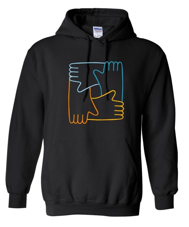 CavUnity - Black Hands Logo Hoodie (Full Chest)