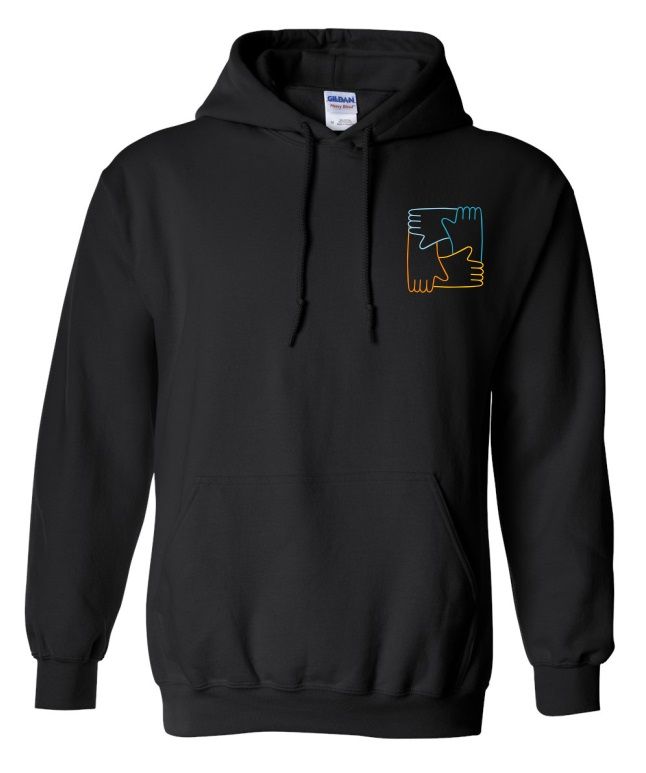 CavUnity - Black Hands Logo Hoodie (Left Chest)