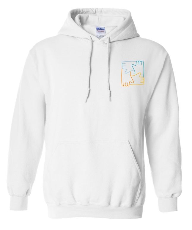 CavUnity - White Hands Logo Hoodie (Left Chest)