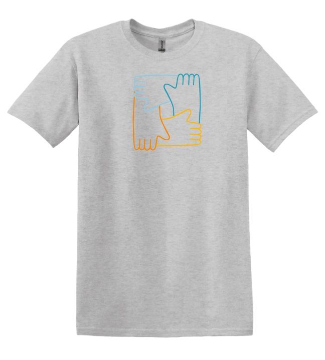 CavUnity - Sport Grey Hands Logo T-Shirt (Full Chest)