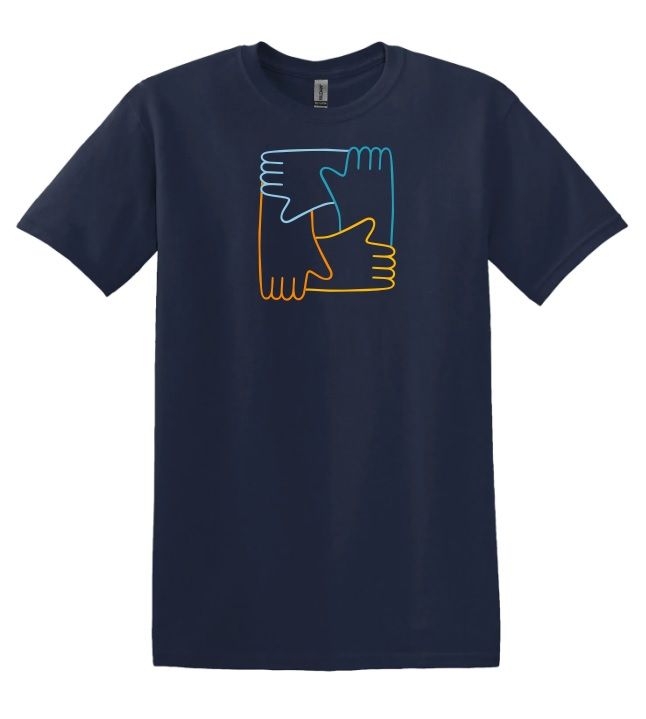 CavUnity - Navy Hands Logo T-Shirt (Full Chest)