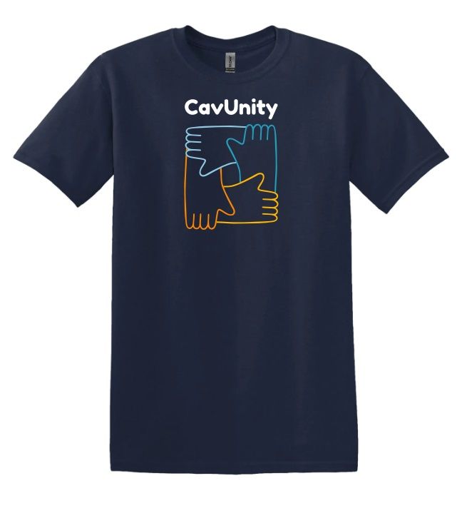 CavUnity - Navy CavUnity T-Shirt (Full Chest)