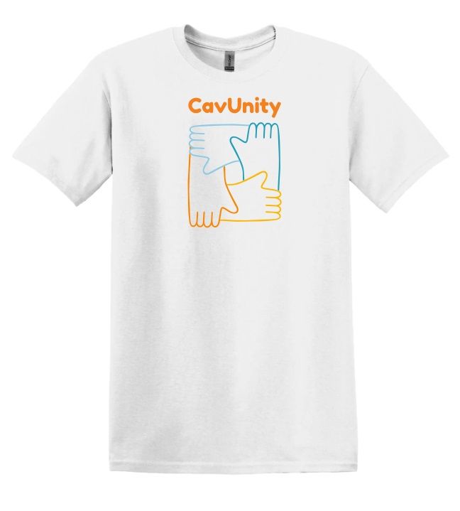 CavUnity - White CavUnity T-Shirt (Full Chest)
