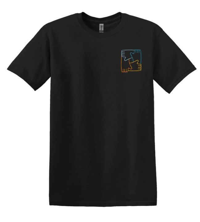 CavUnity - Black Hands Logo T-Shirt (Left Chest)