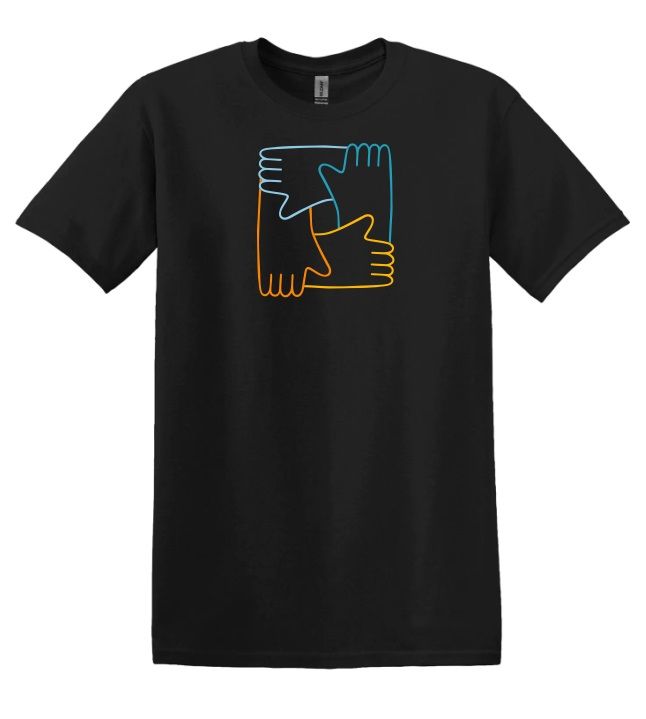 CavUnity - Black Hands Logo T-Shirt (Full Chest)