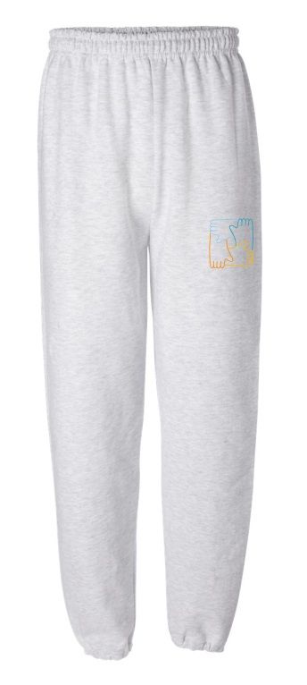 CavUnity - Sport Grey Hands Logo Sweatpants