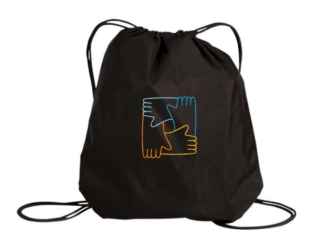 CavUnity - Black Hands Logo Cinch Bag