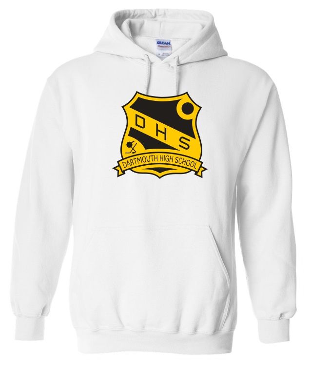 DHS - White Classic DHS Hoodie (Full Chest)