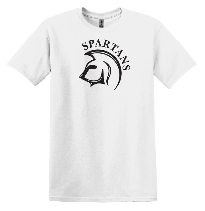 DHS - White Spartans T-Shirt (Full Chest)