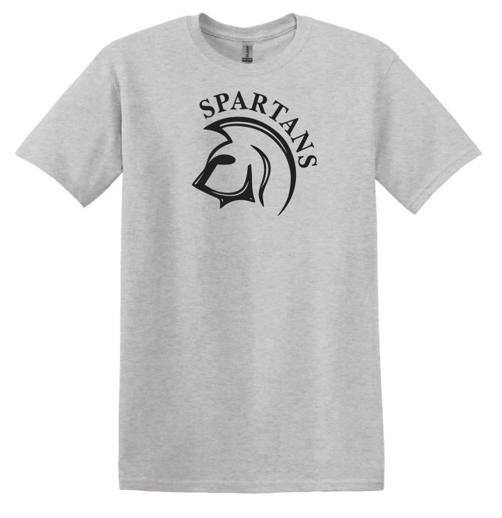 DHS - Sport Grey Spartans T-Shirt (Full Chest)