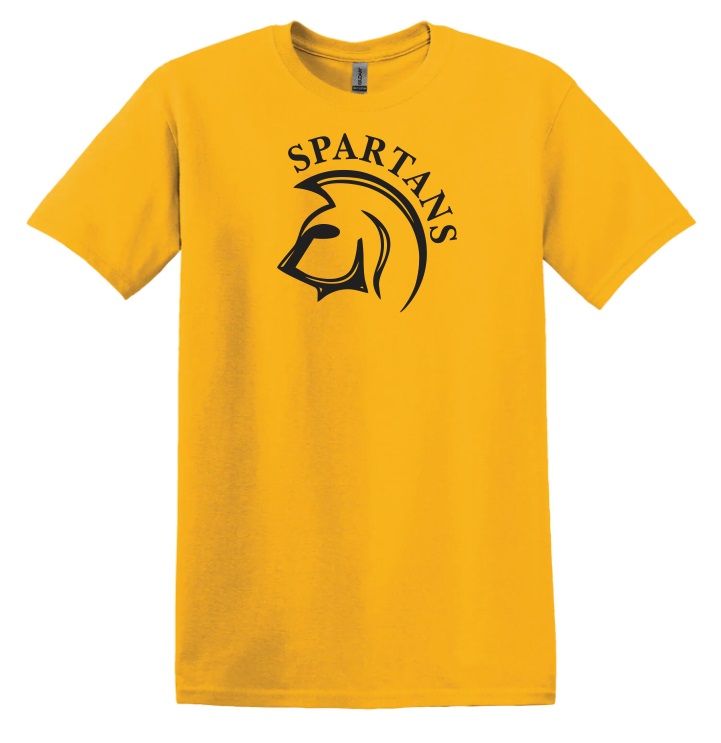 DHS - Sport Gold Spartans T-Shirt (Full Chest)