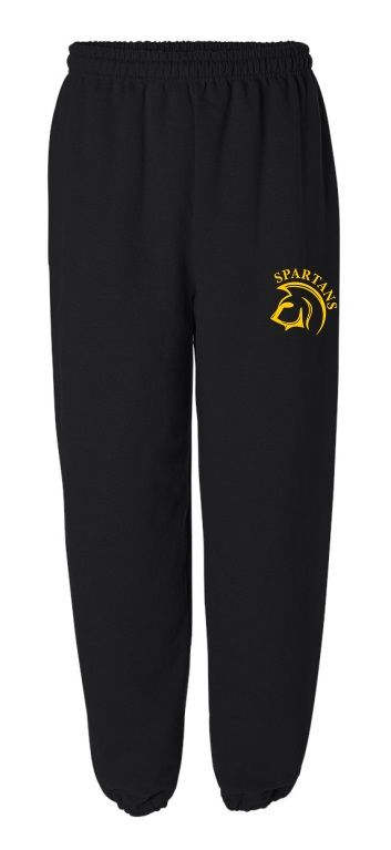 DHS - Black Spartans Sweatpants