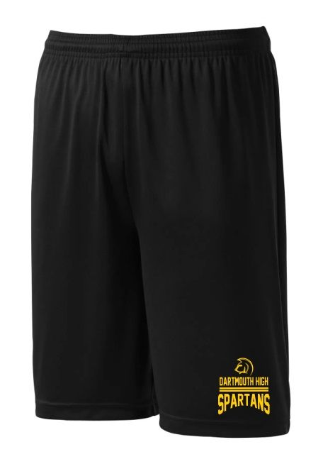 DHS -  Black Dartmouth High Spartans Shorts