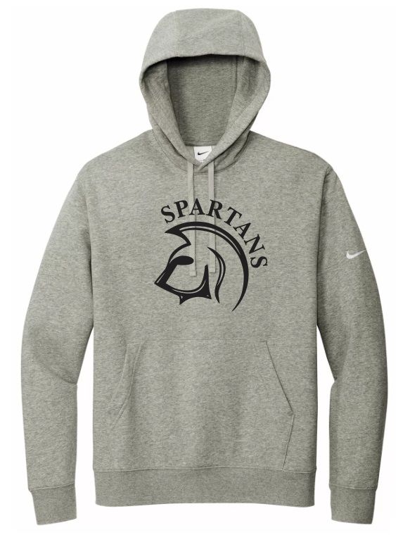 DHS - Dark Heather Grey Spartans Nike Hoodie