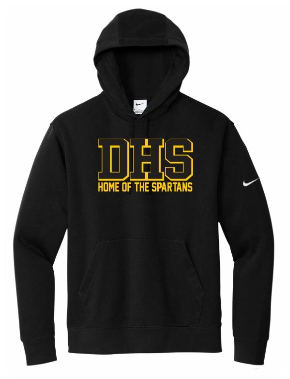 DHS - Black DHS Home of the Spartans Nike Hoodie