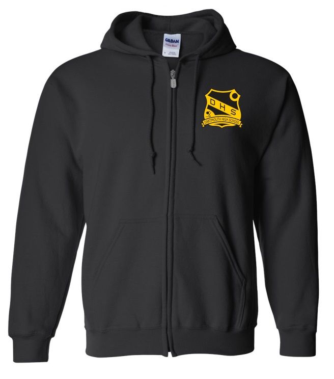 DHS - Black Classic DHS Zip Hoodie