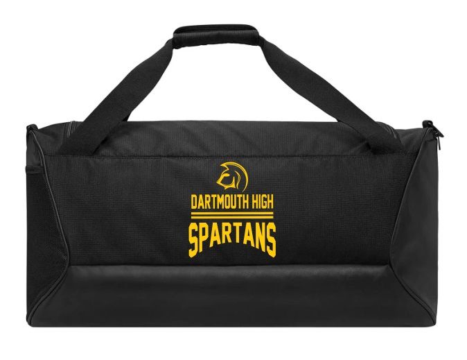 DHS - Black Dartmouth High Spartans Nike Duffel Bag