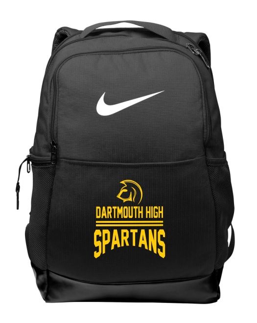 DHS - Black Dartmouth High Spartans Nike Backpack
