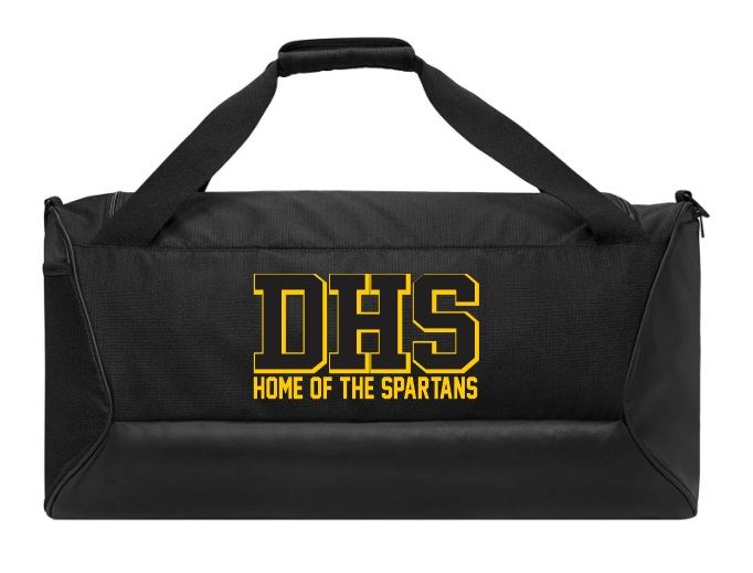 DHS - Black DHS Home of the Spartans Nike Duffel Bag