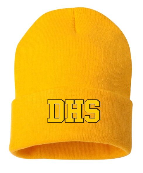 DHS - Sport Gold DHS Cuff Beanie