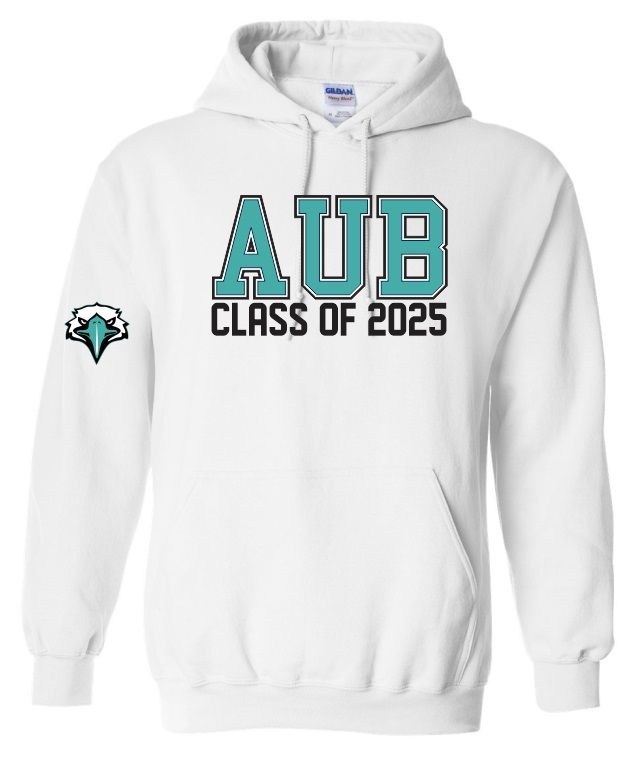 Auburn High - White AUB Class of 2025 Hoodie