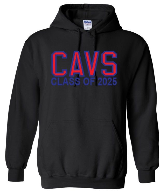 Cole Harbour High - Black CAVS Class of 2025 Hoodie
