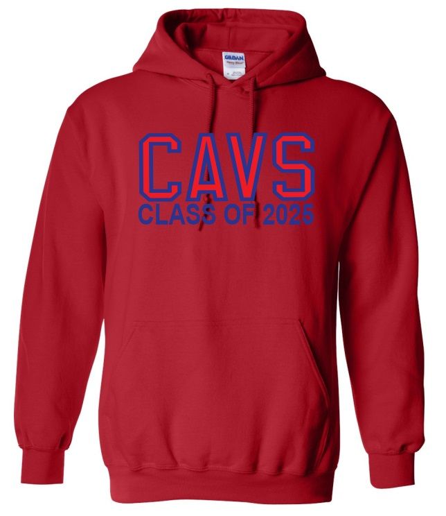 Cole Harbour High - Red CAVS Class of 2025 Hoodie